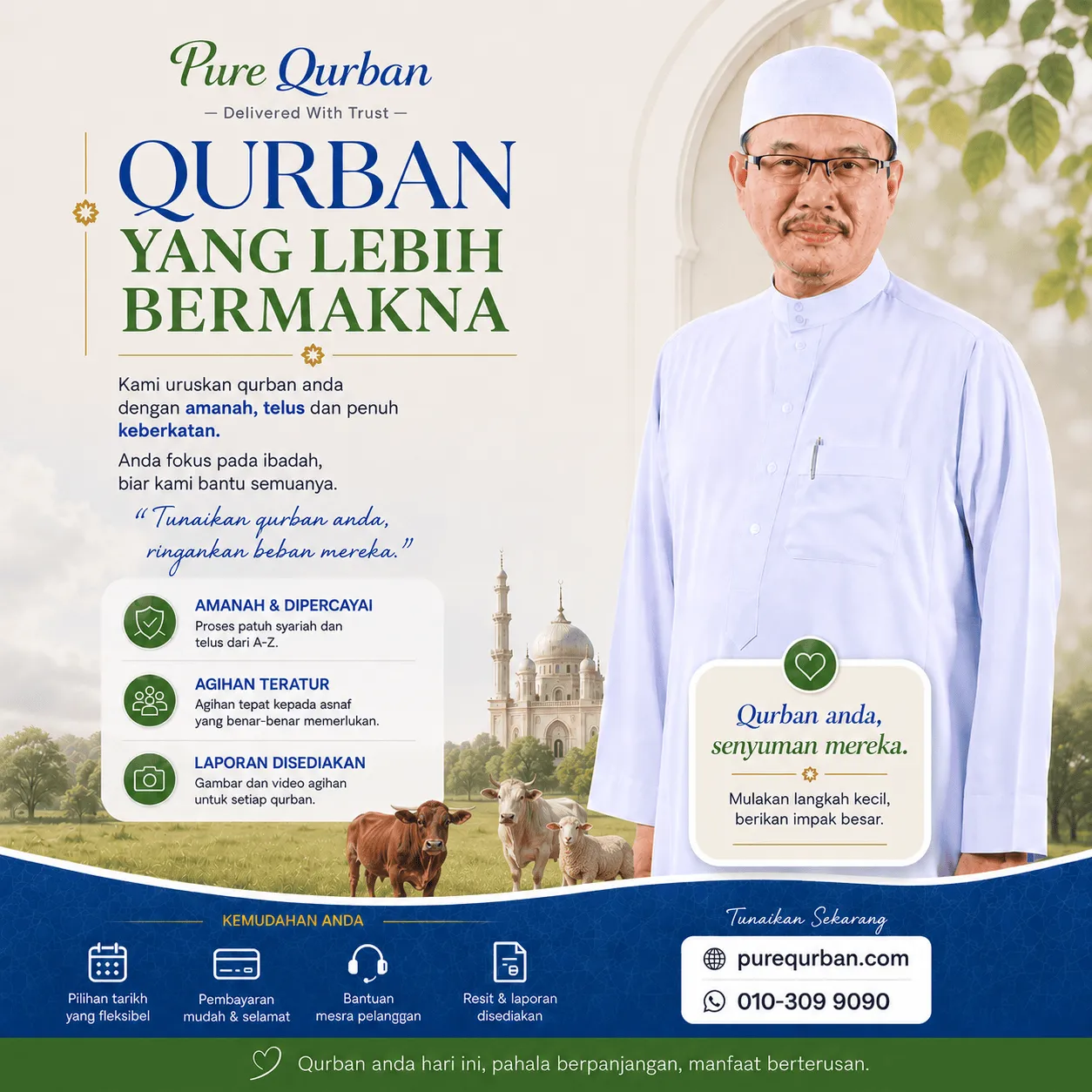 Pure Qurban santapan rohani poster 3