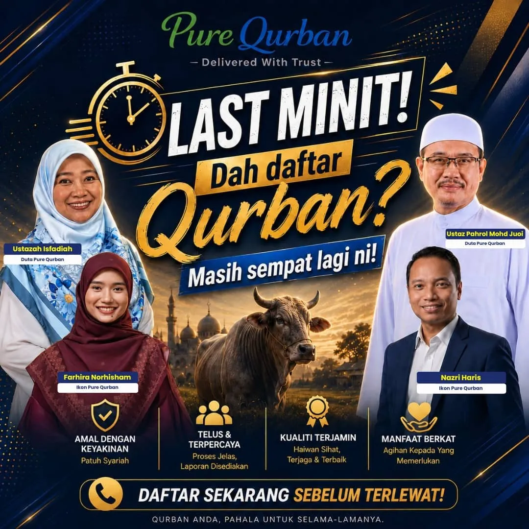 Pure Qurban santapan rohani poster 1